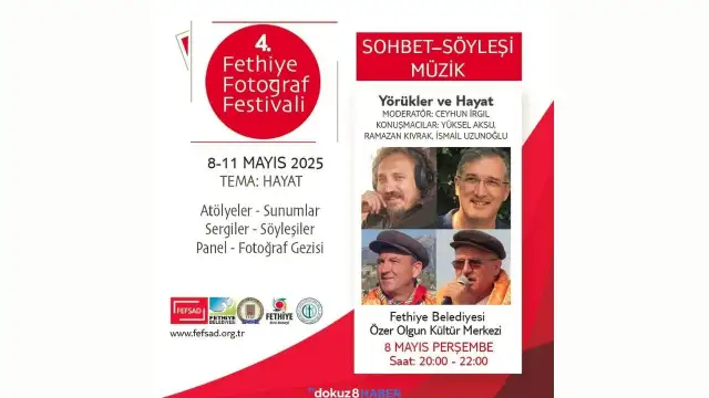 4. Fethiye Fotoğraf Festivali 8-9-10-11 Mayıs 2025 tarihlerinde Fethiye'de gerçekleşecek