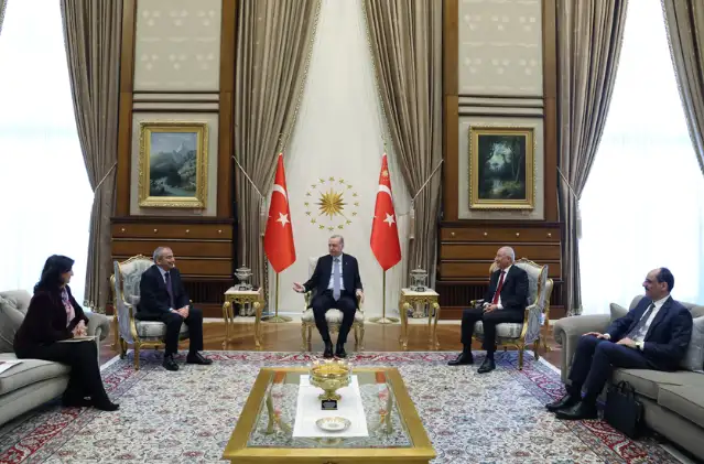 Dem Parti İmralı Heyeti, Erdoğan ile görüştü