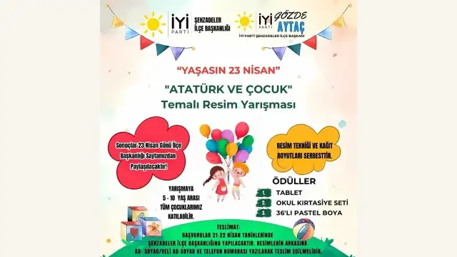 İYİ Parti Manisa kadın başkanı Aytaç'tan çocuklara bayram müjdesi