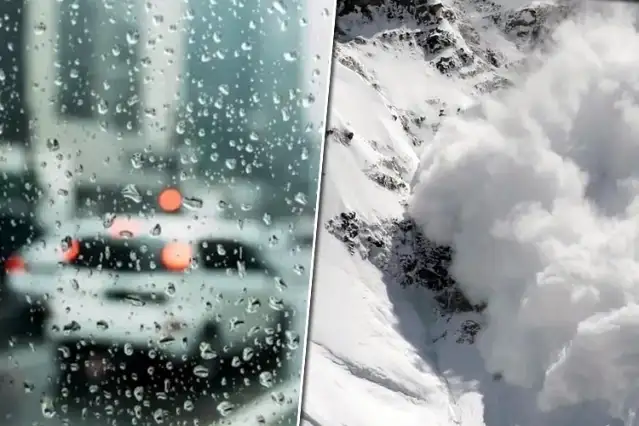 Meteorolojiden kuvvetli yağış ve çığ uyarısı