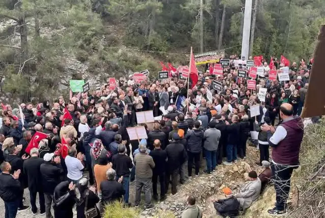 Serinkaya köylüleri taş ocağı istemiyor