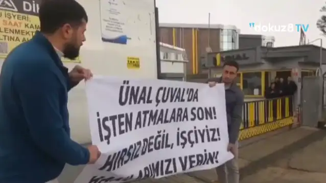 Ünal Çuval Fabrikası'nda işçi kıyımı: BİRTEK-SEN öncülüğünde eylemler başladı