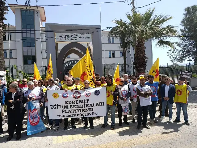 Edremit’te proje okullarındaki atamalara tepki: Eğitim kurumları iktidarın arka bahçesi değildir!