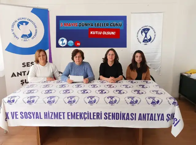 SES Antalya Şubesi, 5 Mayıs Dünya Ebeler Günü'nü kutladı