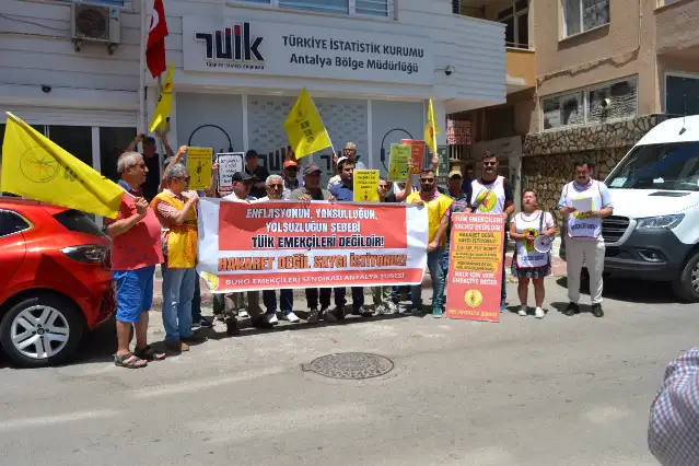BES Antalya Şube: İktidara duyulan öfkenin muhatabı TÜİK emekçileri değildir
