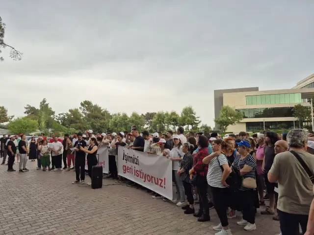 Antalya'da işçi eylemi: İşimize geri dönmek istiyoruz