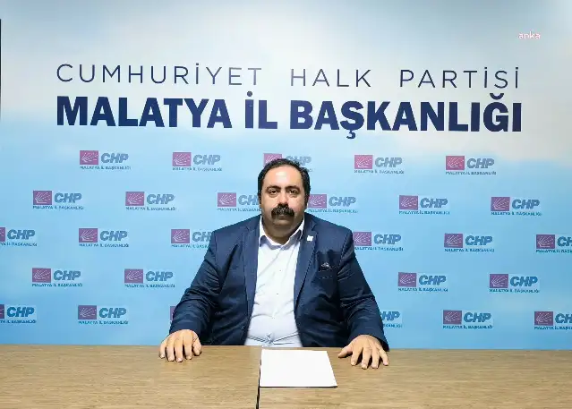 CHP Malatya İl Başkanı Yıldız: Ekrem İmamoğlu’na soruşturma açanlar söz konusu Malatya olunca neden sesiz kalmaktalar