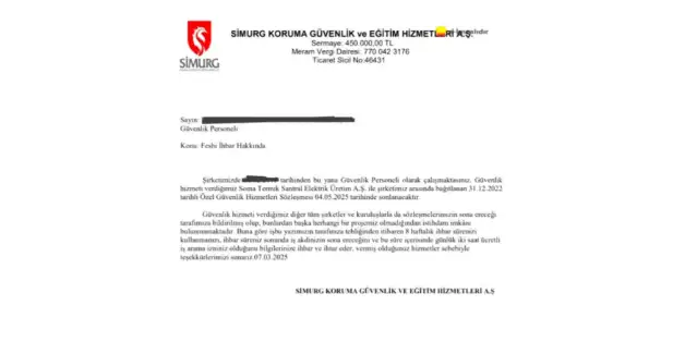 Soma'da Torku Termik Santrali'nde 41 güvenlik görevlisi işten çıkarıldı