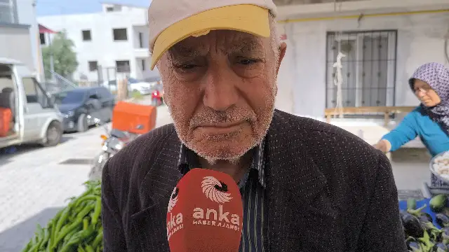 Emekli vatandaş: Çileğin kilosu 100 lira, yiyemeyiz. Bakıp geçiyorum