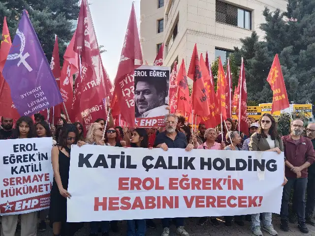 Çalık Holding'e  Ankara'da protesto: Katliamın sorumlusu bu hükümettir