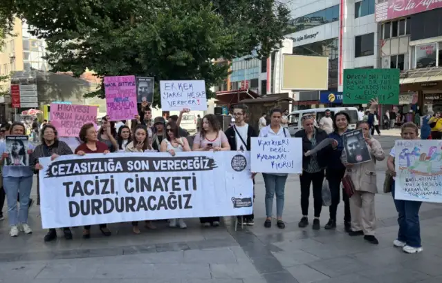 Gaziantep’te kadın cinayetlerine tepki