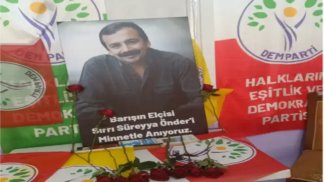 Gaziantep’te Sırrı Süreyya Önder için DEM Parti İl ve İlçe binalarında taziye kuruldu