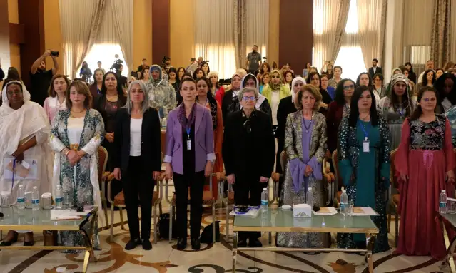 Hatimoğulları, Orta Doğu ve Kuzey Afrika Bölgesel Demokratik Kadın Koalisyonu’nun birinci kongresine katıldı