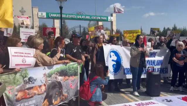 Hayvan hakları savunucuları AYM’nin önünde