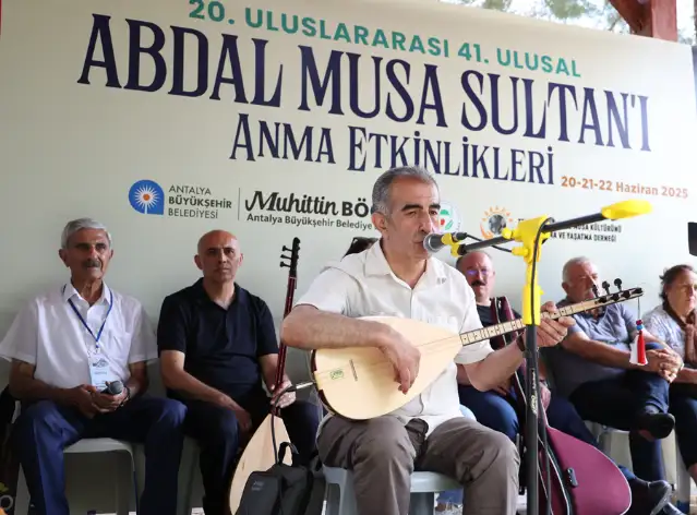 41. Ulusal Abdal Musa Sultan Anma Etkinlikleri Antalya'da gerçekleştirildi