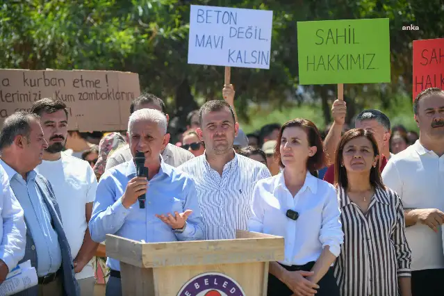 Antalya'da protesto: Otellere beach, halka hiç