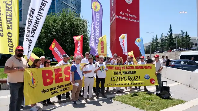 BES, Aile ve Sosyal Hizmetler Bakanlığı önünden seslendi: Her iş yerinde kreş ve çocuk bakım odası kurulsun