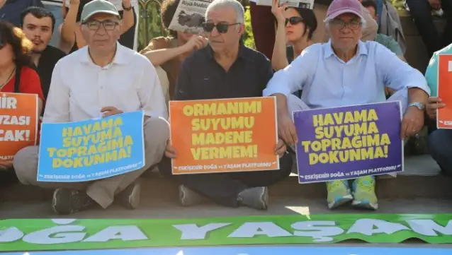 Eskişehir'de doğa mücadelesine karşı "Milli Mücadele" provokasyonu