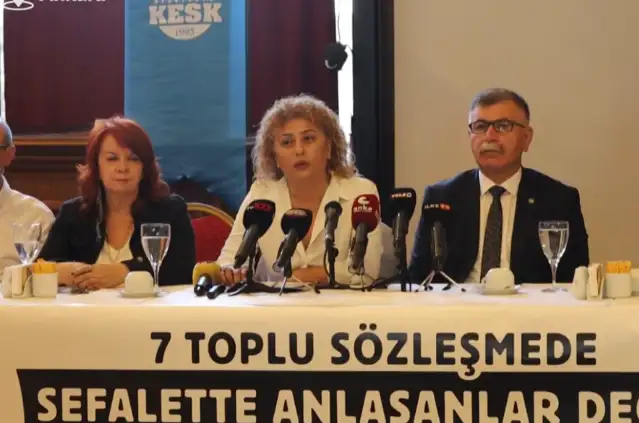 KESK: Kamu emekçileri 14 yıldır toplu iş sözleşmesiyle oyalanıyor