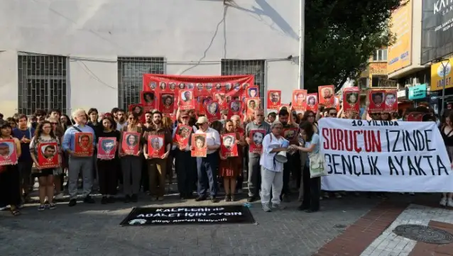 Suruç'ta hayatını kaybeden gençler anıldı