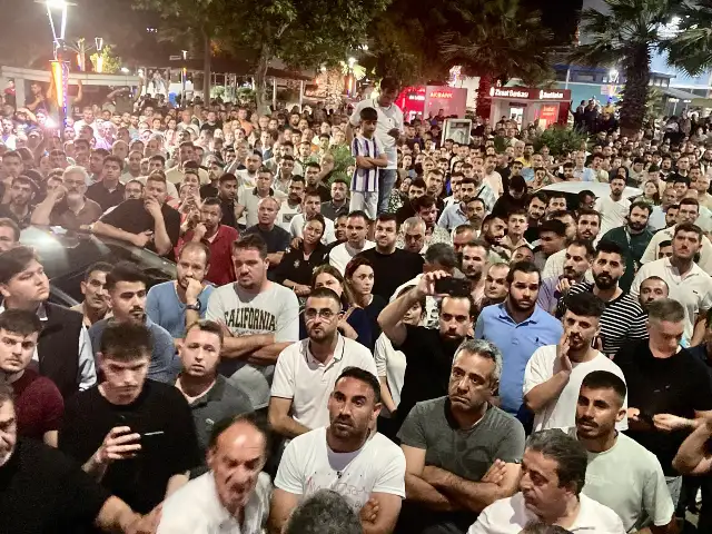 Manisalılar yoğun bakımdaki başkanları için hastane önünde