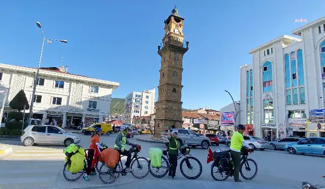 İklim değişikliğine dikkat çekmek isteyen aktivistler Yozgat’ta konakladı
