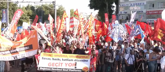 Ankara'da Madımak Katliamı anması
