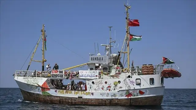 İsrail'in alıkoyduğu Handala gemisi Aşdod Limanı'nda