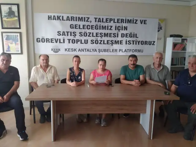 KESK: Sefalet sözleşmesine karşı birleşelim, gerçek toplu sözleşme hakkımızı alalım!