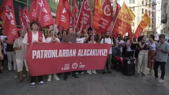 TİP, EHP ve TÖP'ten TÜSİAD önünde eylem