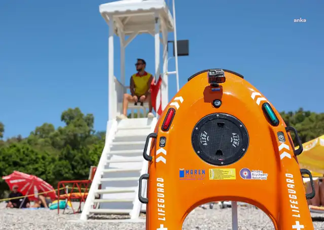 Antalya'da cankurtaranlıkta robot dönemi