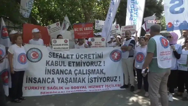 Sağlık emekçileri, toplu iş sözleşme görüşmeleri öncesi taleplerini duyurdu