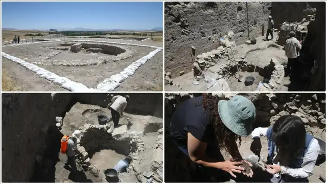 Kahramanmaraş Yassı Höyük'te Tunç Çağı'na ait yapılar gün yüzüne çıkarıldı