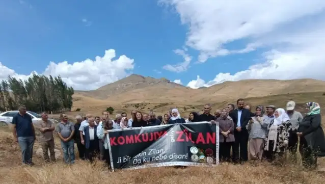 Van Erciş'te Zilan Katliamı anıldı