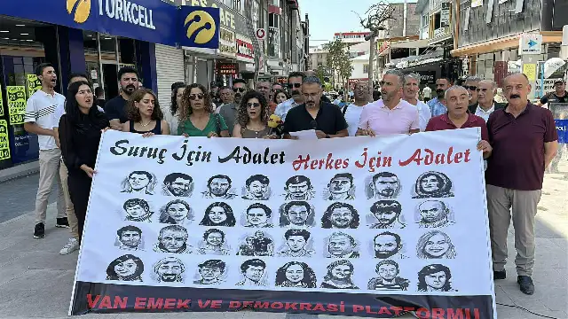 Van’da Suruç katliamı anması: Suruç için adalet, herkes için adalet
