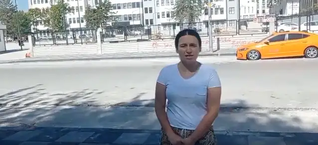 Mülakat mağduru öğretmen Sevgi Süle, Adalet Bakanlığı önünden seslendi