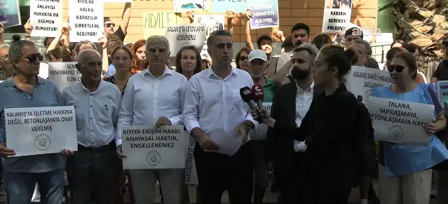 Kalamış Marina ÇED toplantısı yurttaşların tepkisiyle iptal edildi