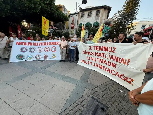 Antalya alevi bileşenlerinden hukuksuzluklara ve baskılara tepki