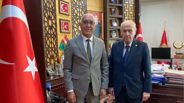 "Siyasi zemin kalmadı" açıklamasıyla Gelecek Partisi'nden istifa eden vekil Bahçeli'yi ziyaret etti
