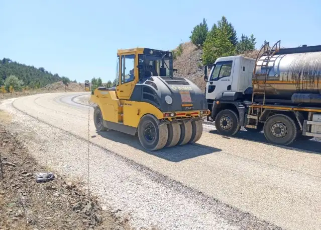Dağ ilçelerinin yollarına Büyükşehir imzası
