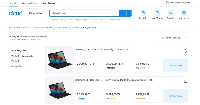 Tablet Pazarında Yeni Dönem: Klavyeli Modeller ve Samsung'un Yükselişi