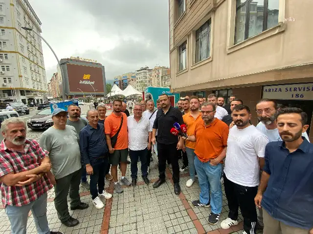 Çoruh Elektrik Dağıtım Şirketi'nde işten çıkarmalara protesto: Asıl hırsız, emekçinin hakkını yiyendir