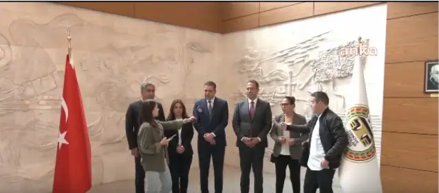 CHP, DEM Parti ve TİP’ten TBB Başkanı Erinç Sağkan’a ziyaret