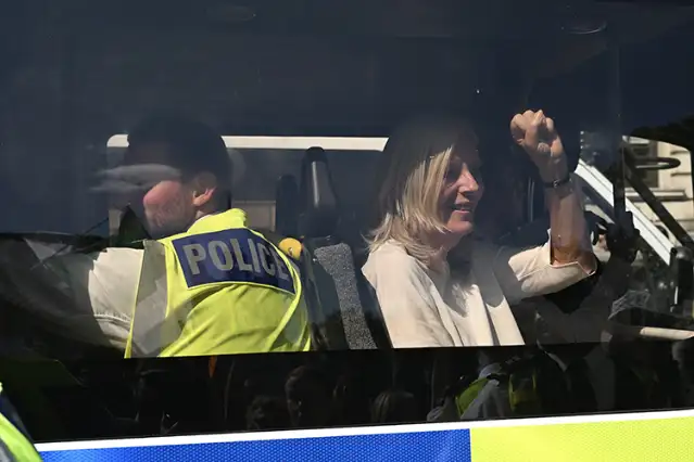 İngiltere'deki, Filistin eyleminde gözaltı
