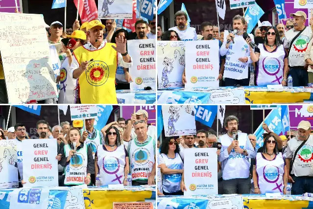 KESK Kızılay'da alternatif TİS masası kurdu