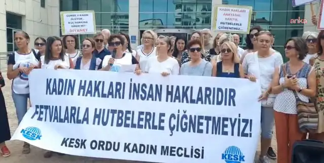 KESK Ordu Meclisi'nden Diyanet'e "miras" hutbesi tepkisi