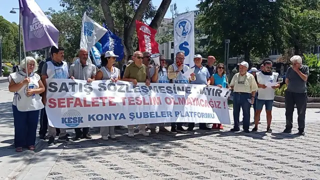 KESK Konya Şubeler Platformu’ndan Zam teklifine tepki