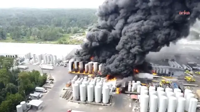 Louisiana'da fabrika yangını: Tahliyeler başladı
