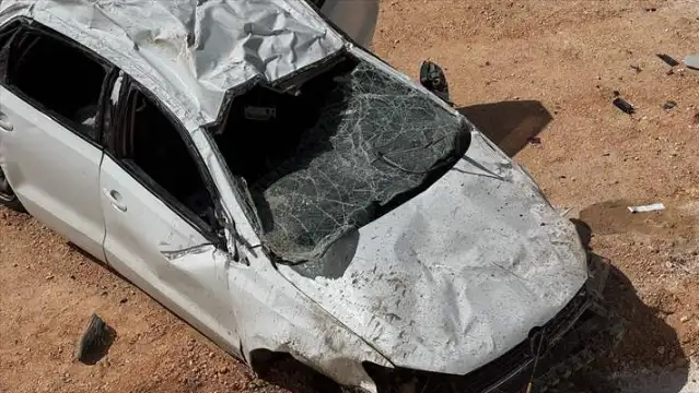 Mardin'de yan yola düşen otomobildeki 1 kişi öldü, 5 kişi yaralandı
