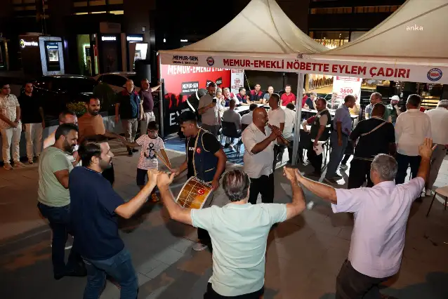 Memur-Sen, 81 ilde "Memur-emekli nöbette" eylem çadırları kurdu